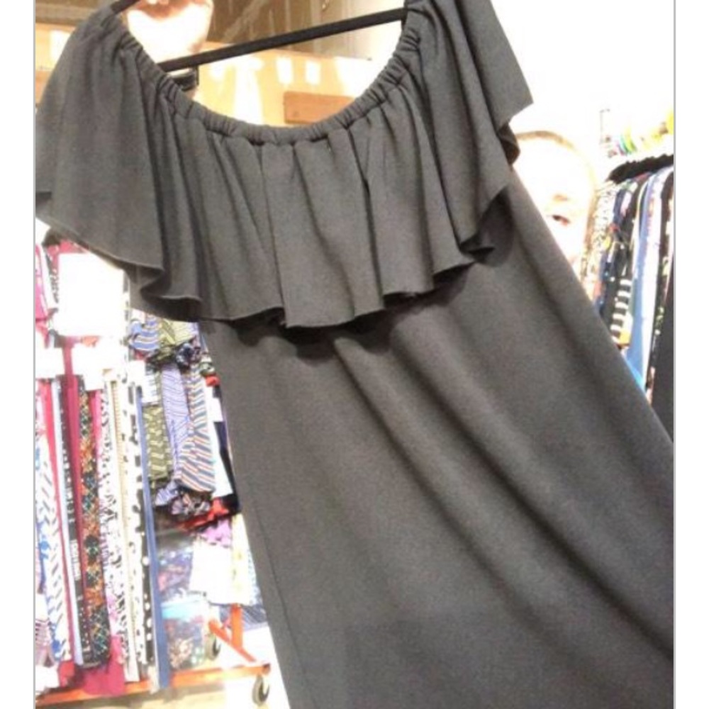 Elegant Black Off-Shoulder Dress
